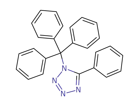 Molecular Structure of 154750-11-5 (5-phenyl-1-trityl-1H-tetrazole)