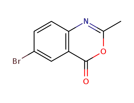 Molecular Structure of 19165-25-4 (6-Bromo-2-methyl-4H-3,1-benzoxazin-4-one)
