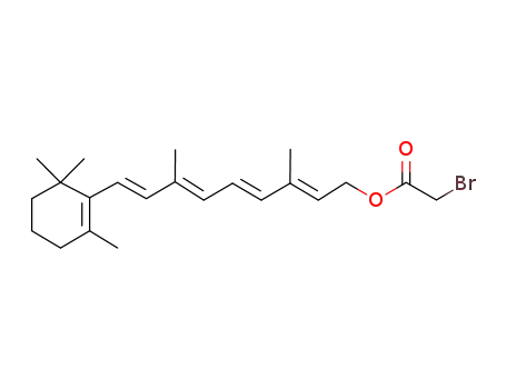 Molecular Structure of 81112-43-8 (retinyl bromoacetate)