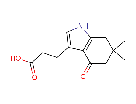 3-(6,6-dimethyl-4-oxo-4,5,6,7-tetrahydro-1H-indol-3-yl)propanoic acid