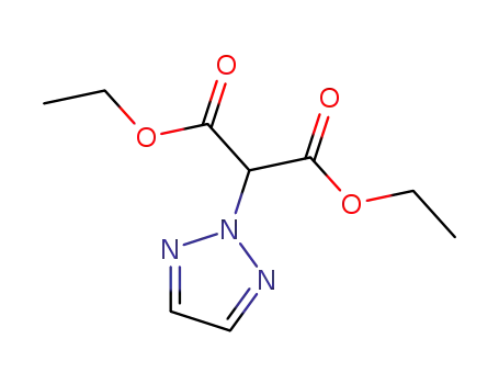Molecular Structure of 817176-69-5 (Propanedioic acid, 2H-1,2,3-triazol-2-yl-, diethyl ester)
