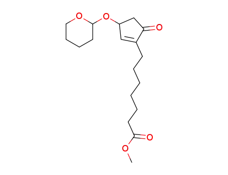 methyl 7-[3-(oxan-2-yloxy)-5-oxocyclopenten-1-yl]heptanoate manufacture