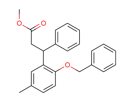 methyl 3-(2-benzyloxy-5-methylphenyl)-3-phenylpropionate