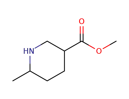 Molecular Structure of 908245-03-4 (6-Methyl-3piperidinecarboxylic acid Methyl ester)