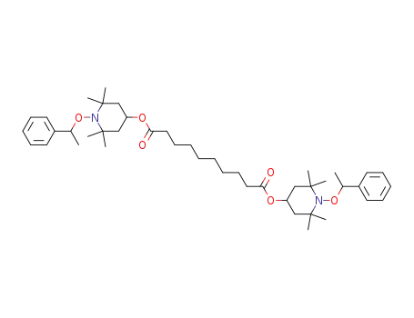 di-[1-(alpha-methylbenzyloxy)-2,2,6,6-tetramethylpiperidine-4-yl] sebacate