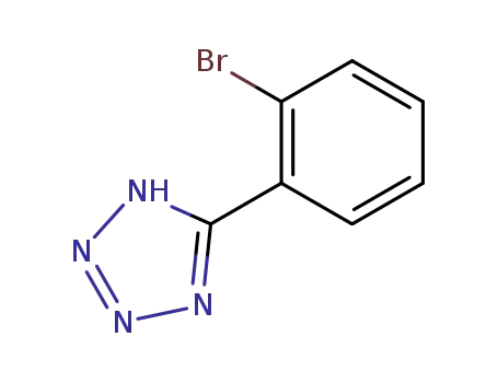 Molecular Structure of 73096-42-1 (5-(2-BROMOPHENYL)-1H-TETRAZOLE)