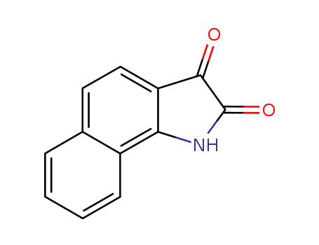 Molecular Structure of 5353-96-8 (1H-Benz[g]indole-2,3-dione)