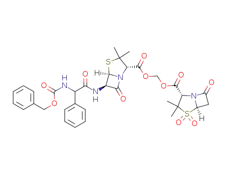 6'-(2-Benzyloxycarbonylamino-2-phenylacetamido)-penicillanoyloxymethyl Penicillanate 1,1-Dioxide