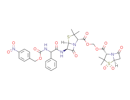 6'-(2-[4-Nitrobenzyloxycarbonylamino]-2phenylacetamido)penicillanoyloxymethyl penicillanate 1,1-dioxide