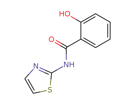Molecular Structure of 130234-70-7 (Benzamide, 2-hydroxy-N-2-thiazolyl-)