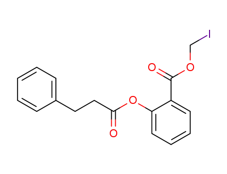 benzyl 2-(iodomethoxycarbonyl)phenyl acetate
