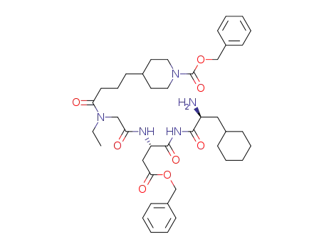 N-[N-ethyl-N-[1-oxo-4-[1-[(phenylmethoxy)carbonyl]-4-piperidinyl]butyl]glycyl]-(L)-α-aspartyl-3-cyclohexyl-(L)-alanineamide phenylmethyl ester