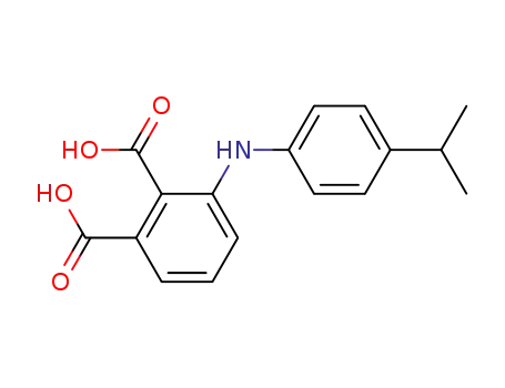 Molecular Structure of 927672-52-4 (1,2-Benzenedicarboxylic acid, 3-[[4-(1-methylethyl)phenyl]amino]-)