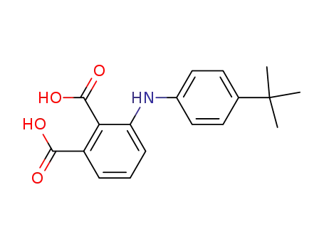Molecular Structure of 927672-50-2 (1,2-Benzenedicarboxylic acid, 3-[[4-(1,1-dimethylethyl)phenyl]amino]-)
