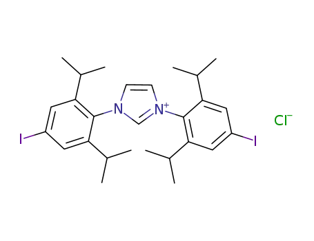 1,3-bis(4-iodo-2,6-diisopropylphenyl)-1H-imidazol-3-ium chloride