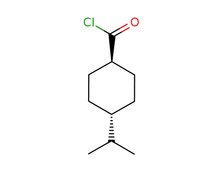Molecular Structure of 84855-54-9 (4β-Isopropylcyclohexane-1α-carbonyl chloride)