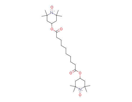 Molecular Structure of 2516-92-9 (Bis(2,2,6,6-tetramethyl-1-piperidinyloxy-4-yl) sebacate)