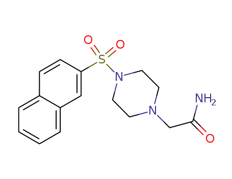 N-(2-naphthylsulfonyl)-N'-(2-acetamido)piperazine