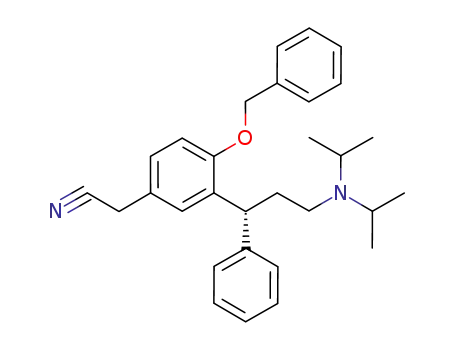 (R)-2-(4-(benzyloxy)-3-(3-(diisopropylamino)-1-phenylpropyl)phenyl)acetonitrile