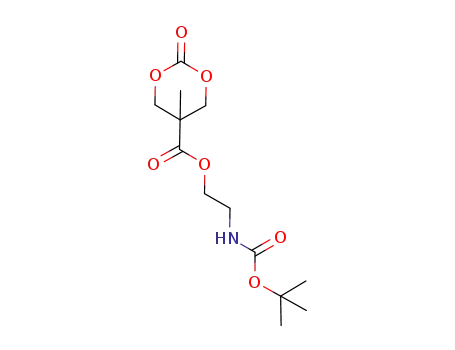 2-(tert-butoxycarbonylamino)ethyl 5-methyl-2-oxo-1,3-dioxane-5-carboxylate