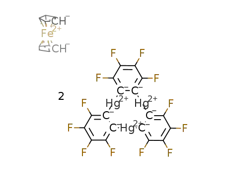 2(HgC6F4)3*Fe(C5H5)2