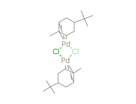 μ-dichloro bis-(1,2,6-η3-4-t-butyl-1-methylcyclohexenyl) dipalladium