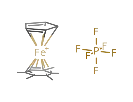 {(Cp)iron(II)(η6-pentamethylbenzene)}(PF6)