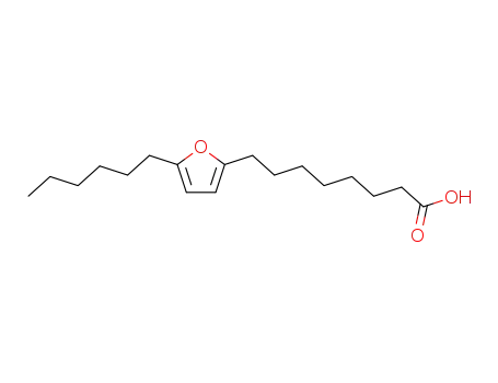 Molecular Structure of 4179-44-6 (8-(5-HEXYL-2-FURYL)-OCTANOIC ACID)