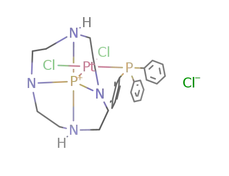 cis-((H2cyclen)P)PtCl2PPh3}Cl