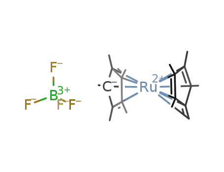 η5-pentamethylcyclopentadienyl(1,2,3,4-tetramethylfulven)ruthenium tetrafluoroborate