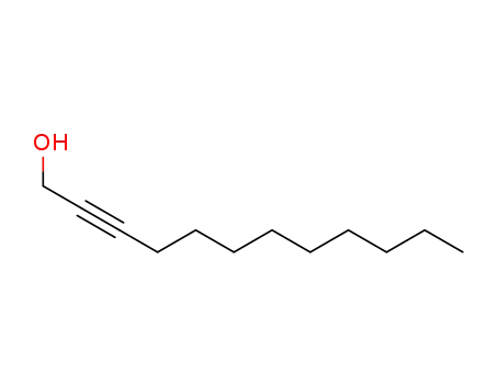 Molecular Structure of 69064-46-6 (2-Dodecyn-1-ol)