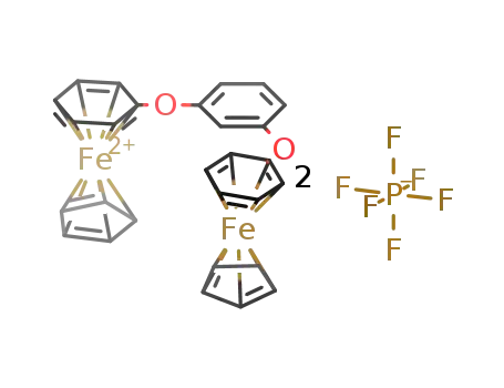 1,3-bis((η6-phenoxy-η5-cyclopentadienyl)iron)benzene hexafluorophosphate