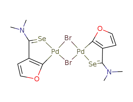 PdBr(N,N-dimethyl-furan-3-carboselenoamido)