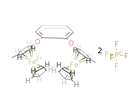 1,2-bis((η6-4-methylphenoxy-η5-cyclopentadienyl)iron)benzene hexafluorophosphate
