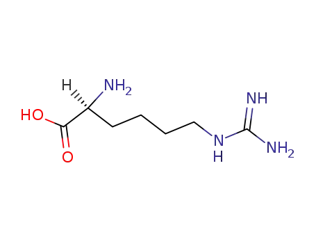 Molecular Structure of 156-86-5 (Homoarginine)