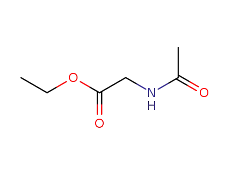 Molecular Structure of 1906-82-7 (Ethyl acetamidoacetate)