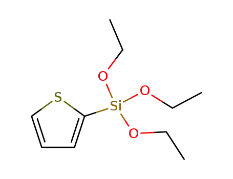 Molecular Structure of 17984-89-3 (TRIETHYOXY-2-THIENYLSILANE  97)