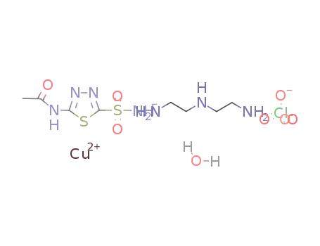 [Co(diethylenetriamine)(acetazolamidato)]ClO4 * H2O