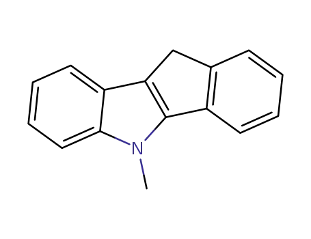 Molecular Structure of 7428-85-5 (Indeno[1,2-b]indole, 5,10-dihydro-5-methyl-)