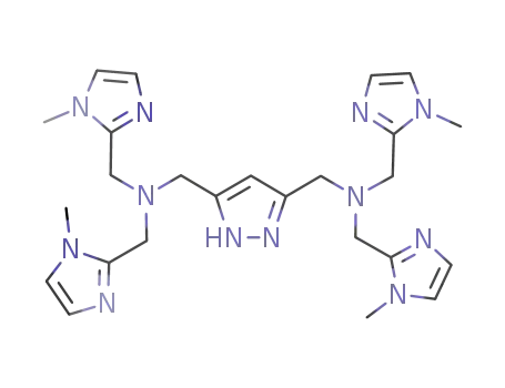 3,5-bis[bis-((1-methyl-1H-imidazol-2-yl)-methyl)amine]-1H-pyrazole