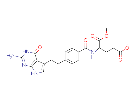 N-[4-[2-(2-Amino-4,7-dihydro-4-oxo-3H-pyrrolo[2,3-d]pyrimidin-5-yl)ethyl]benzoyl]-L-glutamic acid 1,5-dimethyl ester