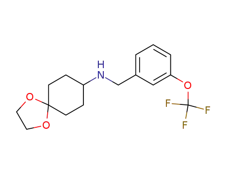 N-[3-(trifluoromethoxy)benzyl]-1,4-dioxaspiro[4.5]decan-8-amine