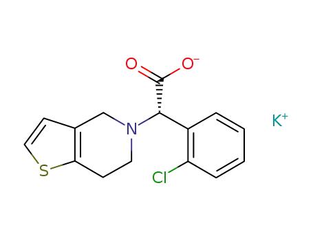 potassium (S)-(2-chlorophenyl)-(6,7-dihydro-4H-thieno[3,2-c]pyridin-5-yl)-acetate