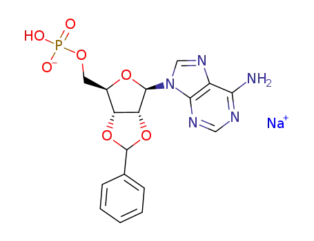 sodium ((3aS,4R,6R,6aS)-6-(6-amino-9H-purin-9-yl)-2-phenyltetrahydrofuro[3,4-d][1,3]dioxol-4-yl)methyldihydrogen phosphate