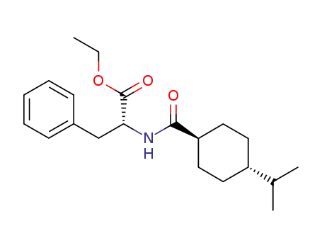 ethyl (trans-4-isopropylcyclohexane-1-carbonyl)-D-phenylalaninate