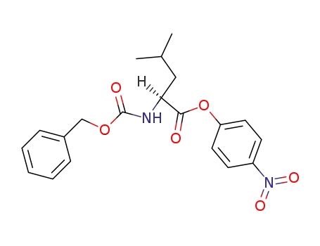 Molecular Structure of 1738-87-0 (Z-LEU-ONP)