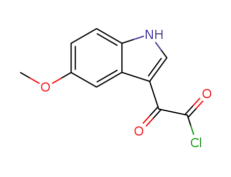 5-메톡시-알파-옥소-1H-인돌-3-아세틸 클로라이드