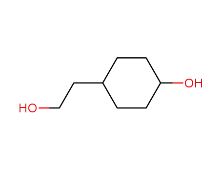Molecular Structure of 74058-21-2 (4-(2-Hydroxyethyl)cyclohexanol (cis- and trans- mixture))