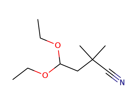 2,2-dimethyl-4,4-diethoxybutyronitrile