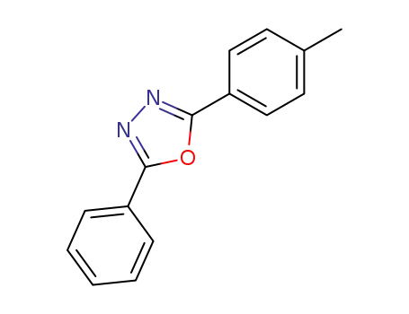 Molecular Structure of 1874-47-1 (2-(4-Methylphenyl)-5-phenyl-1,3,4-oxadiazole)